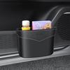 Car Trash Can Mini Trash Bin Garbage Organizer With Plastic Trash Bag Automotive Small Garbage Bin For Home Office Auto Vehicle Car Door Front Back