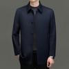 Firstview Men's Urban Casual Wool Blend Overcoat
