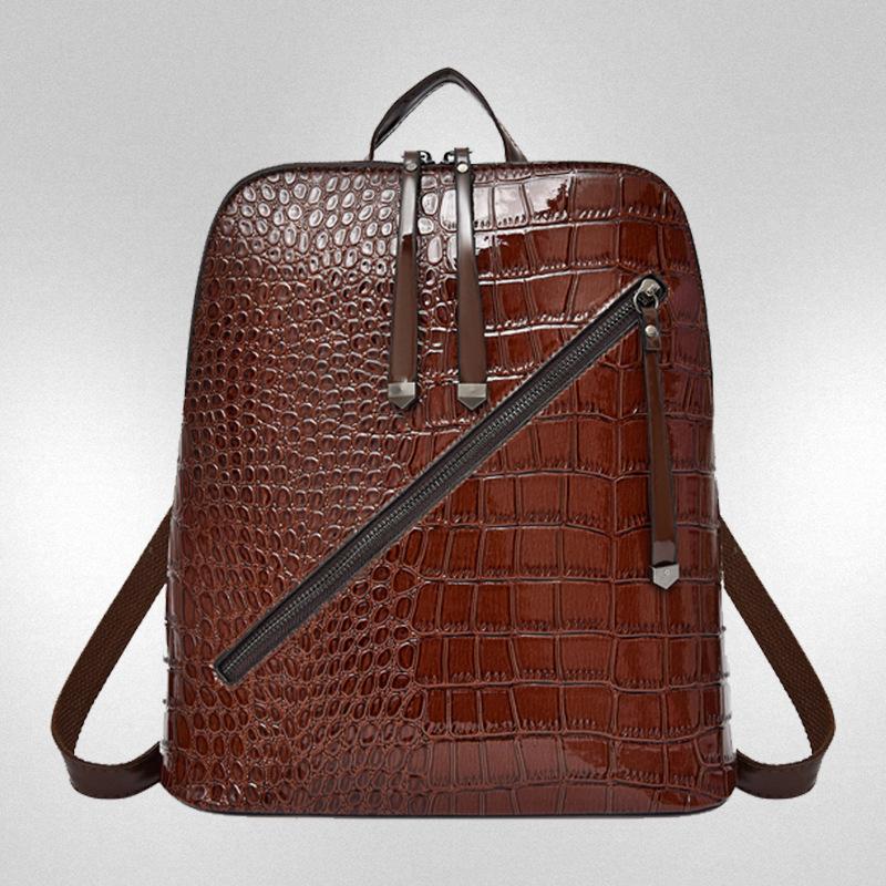 Women's bag new wind crocodile pattern six-piece set, mother and child bag single shoulder portable messenger bag backpack fashion