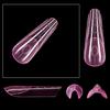 120 UVS Żel Akryl Formy do Zdobień Paznokci Sztuczne Końcówki Paznokci Przezroczyste Pełne Pokrycie Formy Duals Nail System z Podziałką do Przedłużania