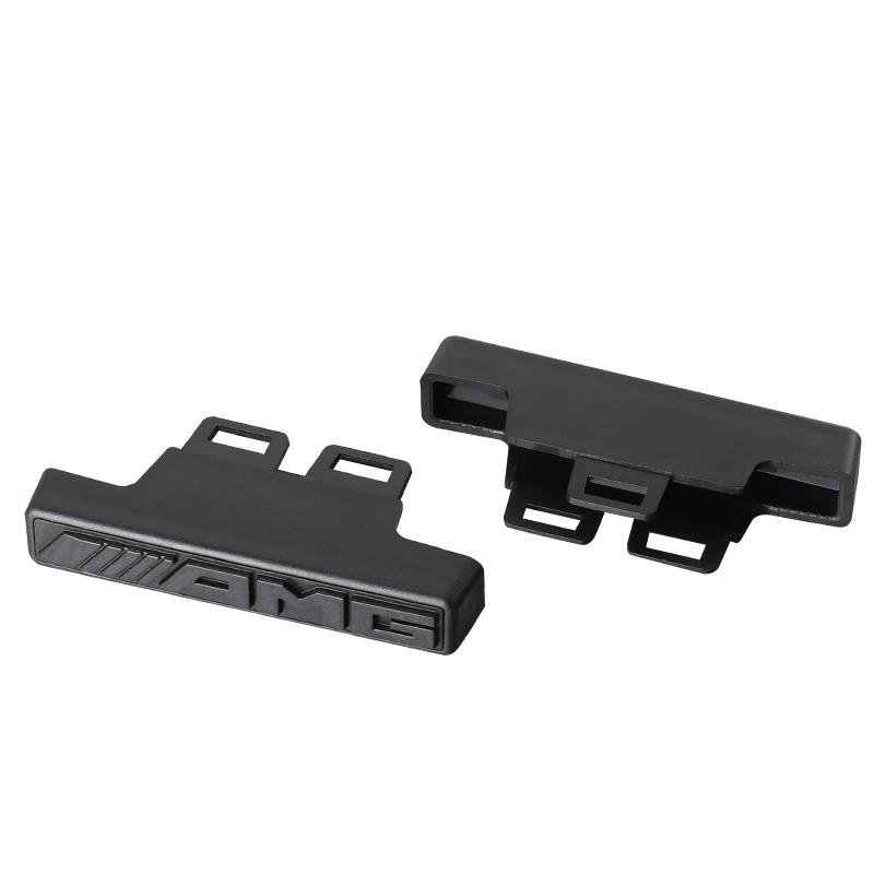 1 Peça Emblema AMG 3D ABS Adesivo de Emblema para Grade Frontal de Carro Para Mercedes Benz Amg X156 W204 W205 W203 W211 W212 W169 GLC CLK CLA A180