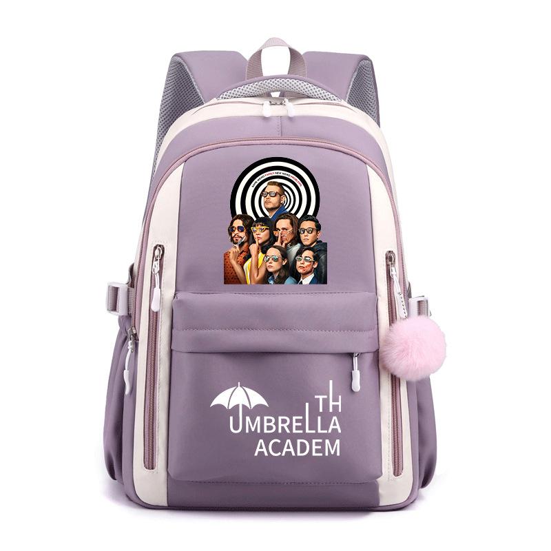 Film And Television Umbrella College Printed Usb Young And Middle School Students School Bag Men S And Women S Leisure Travel Backpack