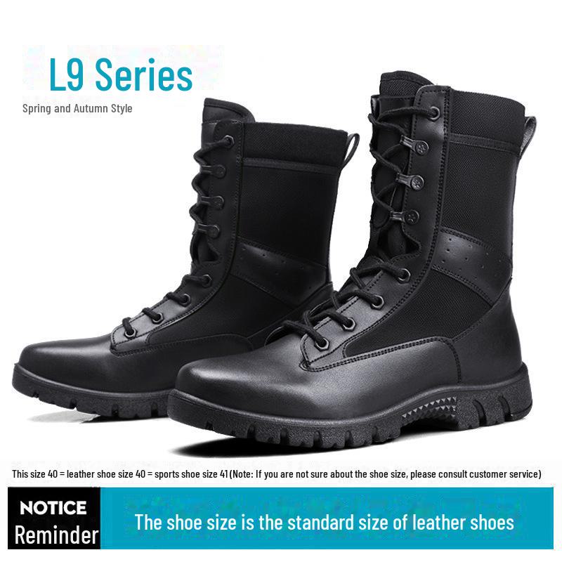 

Мужские сверхлегкие тактические боевые ботинки Jihua 3515 — обувь для тренировок и обеспечения безопасности на открытом воздухе с высоким верхом 46