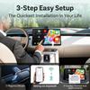 OTTOCAST Mini Dot Kabelloser CarPlay Android Auto Adapter 2 in 1 Dongle Wifi 5.2 Plug and Play Autozubehör für Totoya VW Benz