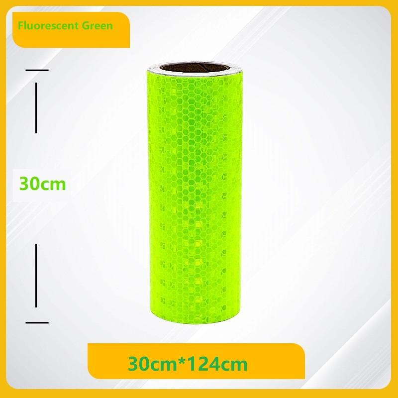 

30см Мікропризматична Світловідбивна Попереджувальна Флуоресцентна ПВХ Стрічка Знак Дорожньої Безпеки Самоклеюча Плівка