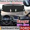 For Ford Ranger T6 2011 2012 2013 2014 2015 2016 2017 2018  Anti-Slip Mat Dashboard Cover Pad Sunshade Dashmat Accessories