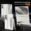 For Samsung Galaxy Z Fold 8 Wide 6 5 4 3 7 Case Wristband Armor Hinge Glass Screen Film Protector Cover Capacitance Pen TriFold