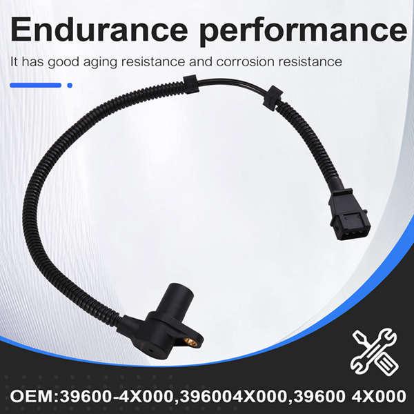 Crankshaft Position Sensor (1 pc, Black, ABS) 39600-4X000 Compatible None