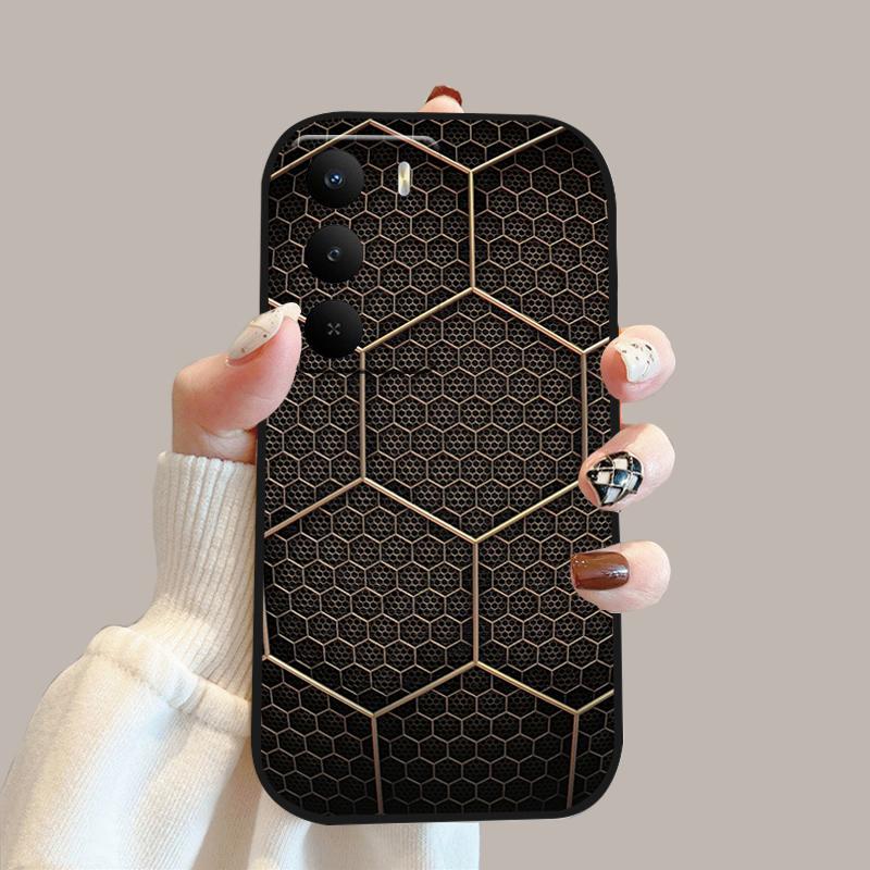 For Realme V60 Pro Case V 60 Pro Silicone Soft TPU Phone Bumper Cover For Realme 14x 5G Fashion Cute Cartoon Protective Fundas