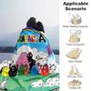 1 Stück, Barbapapa Regenbogen Decke, Weiches & Gemütliches Überwurf für Heimdekoration, Sofabezug, Außenbereich, Reisen, Camping, Auto, Strand, Büro Nickerchen, Perfektes Geschenk für
