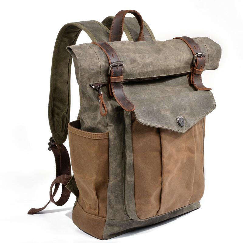 Lishin Vintage Leinwand Rucksack