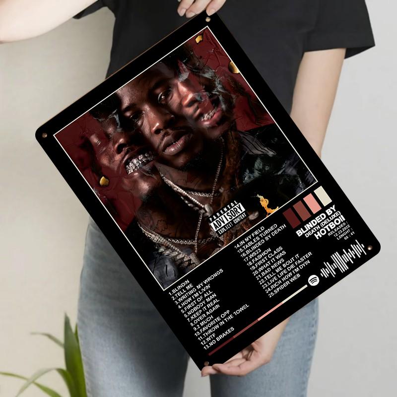 Blinded By Death Deluxe Album Cover Custom Metal Poster Hotboii Music Art Wall Decor For Fans