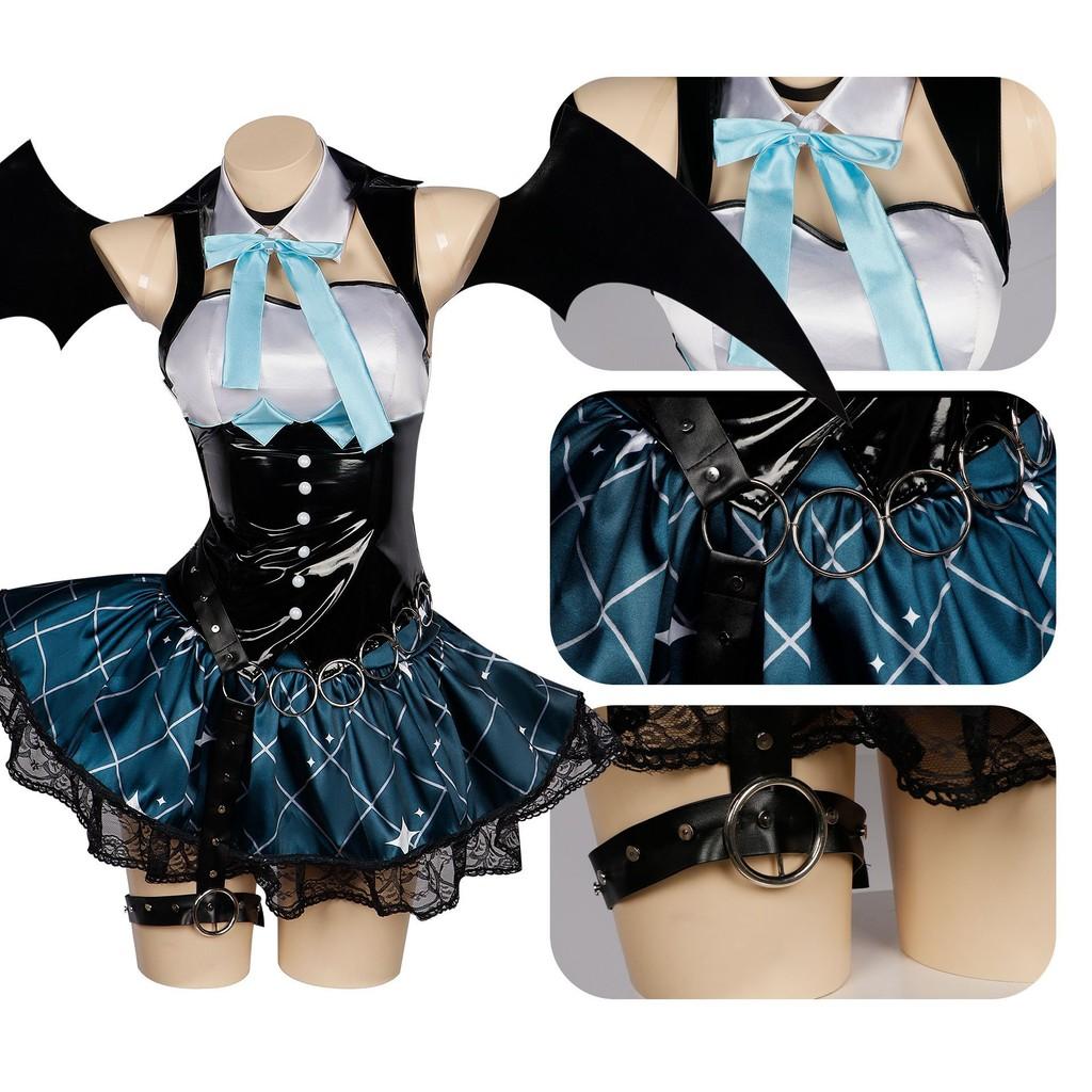 Hatsune Miku Cosplay Costumed Outfit Accessorie Fans Girl Role Play Clothing