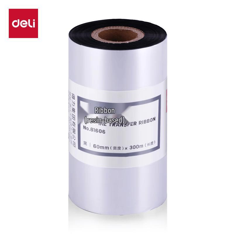 Deli Compatible Resin Thermal Transfer Ribbon 60mm x 300m