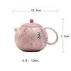 150ml Hand-painted Wisteria Teapot Luxury Tea Infuser Pot Tea Soaking Kettle With Ball Hole Chinese Tea Set Accessories Gift