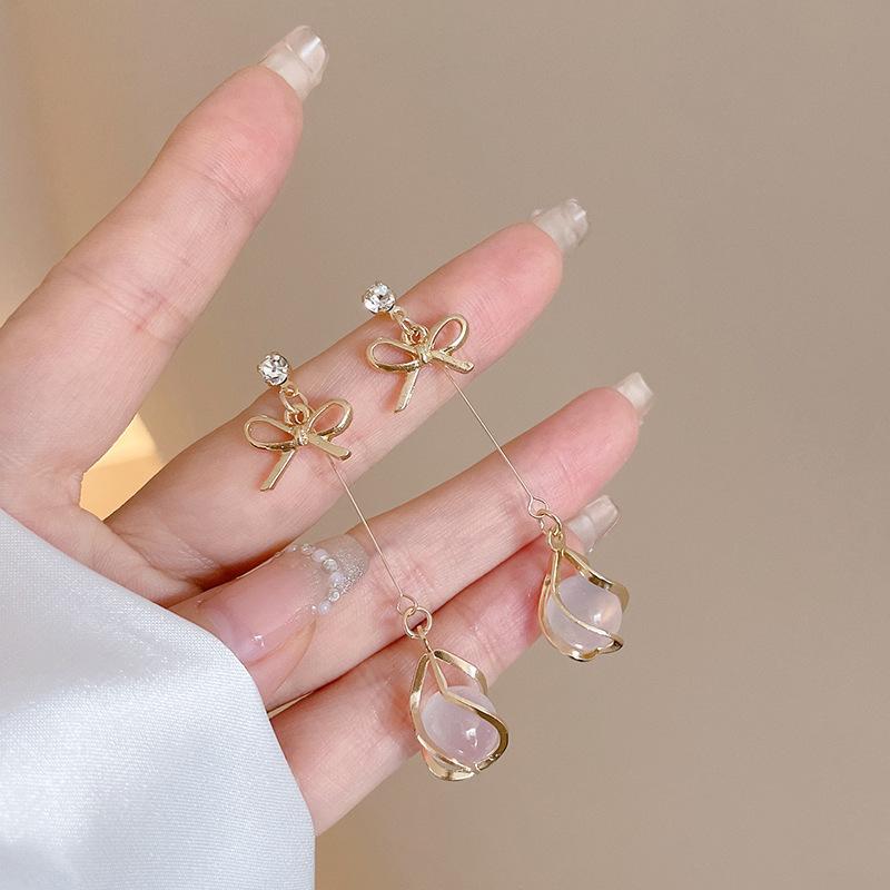 2024 Night Market Pearl Earrings: Versatile Long & Short Styles for Women