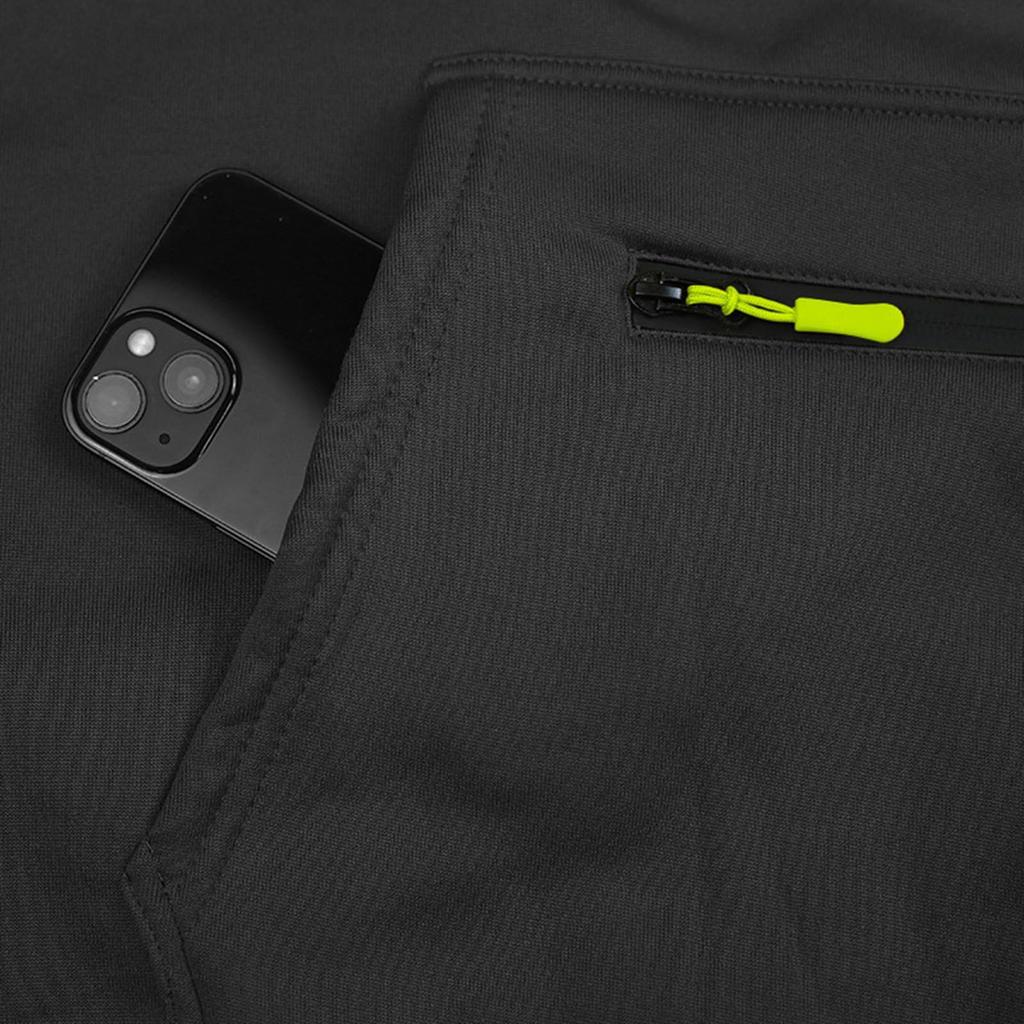Men's Lined Cargo Hoodie and Jogger Pants 2-Piece Set with Zip-Up and Multiple Pockets for Casual Everyday Wear