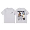 Singer Rosalia Lux Album Graphic T Shirts Unisex Women Fashion Aesthetic Short Sleeve Tshirt Summer Casual Loose Cotton Tshirts