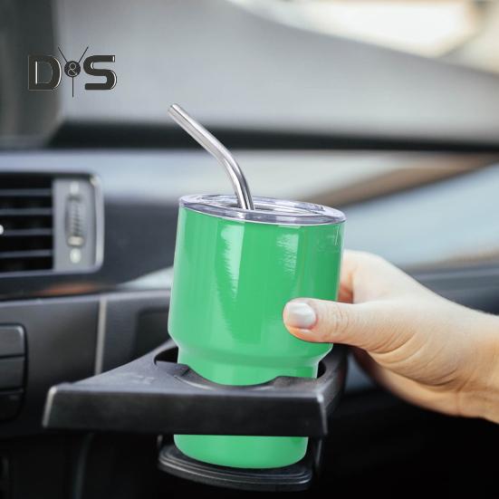 1/6Pcs Stainless Steel Tumbler Shot Glass with Straw Lid 90/150ml Mini Multi-Purpose Cup for Cocktails Coffee Whiskey Portable Beverage Container for