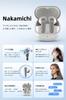 Nakamichi TW130NC Kabellose Bluetooth ANC Geräuschunterdrückung Umgebungsgeräusche Bass Bis zu 45 Stunden Musik Japanische Stimme Einzelohr Weiß In-Ear Kopfhörer, 5.3,