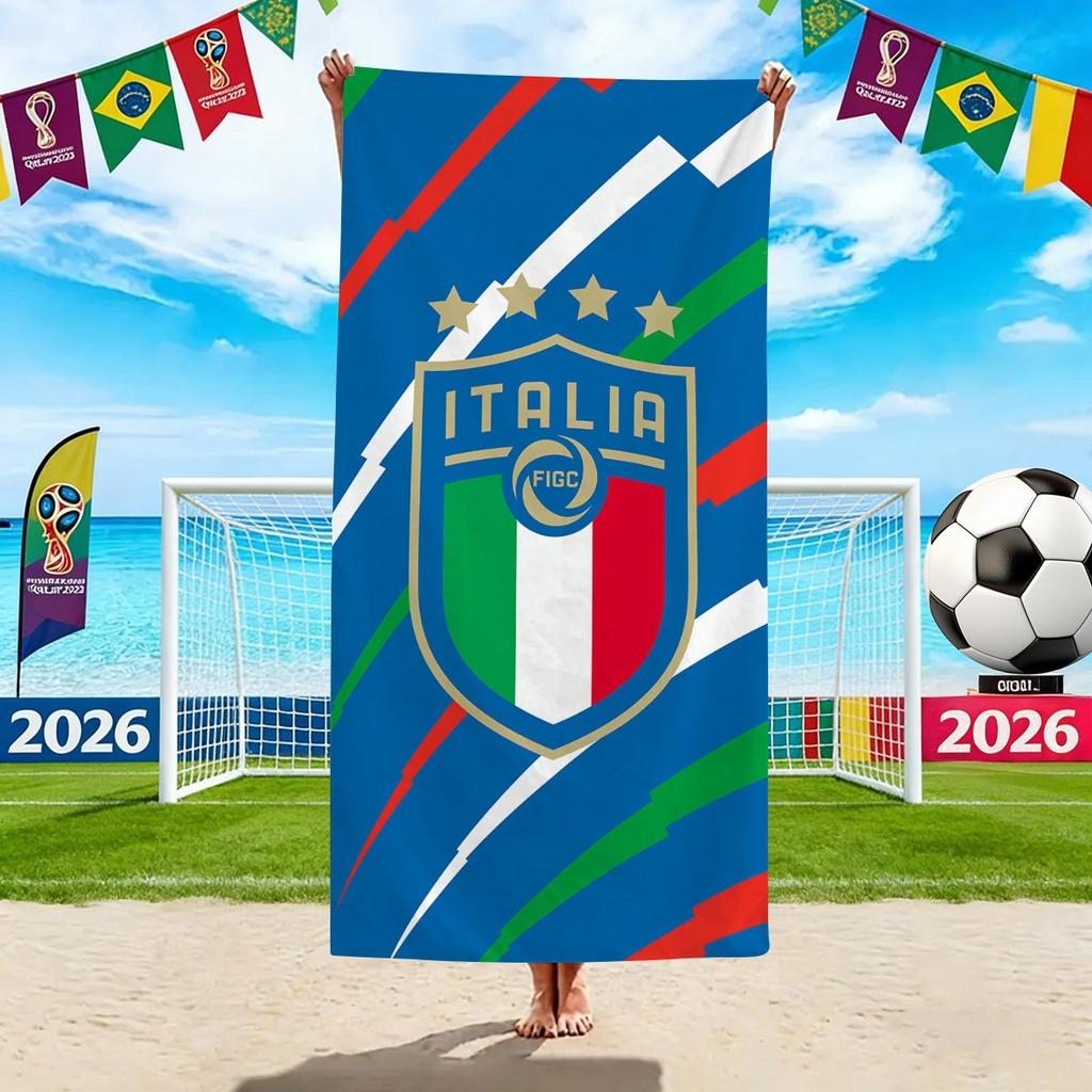 World Cup Beach Towels, Us-Canada-Mexico Football Team Microfiber Quick-Drying Absorbent Bath Towels, Sports Towels