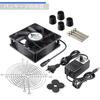 GDSTIME 120mm X 38mm DC 12V Case Fan Cooling Fan Ventilation Fan with AC Drive Speed Control for Receiver Amplifier DVR Playstation Xbox Component