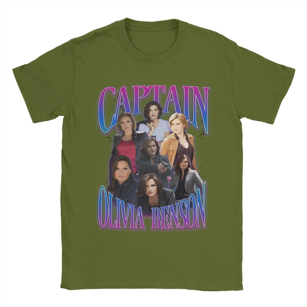 Oliviaed Benson Law And Order New Arrival T Shirt Men Women  Pure Cotton  Tee Shirt Clothing