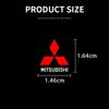 Car Random post Sticker Steering Wheel Decal Interior Decoration Emblem For Mitsubishi lancer asx outlander pajero l200 galant