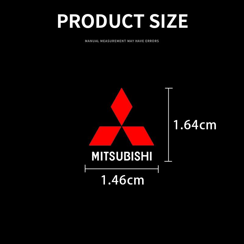 Car Random post Sticker Steering Wheel Decal Interior Decoration Emblem For Mitsubishi lancer asx outlander pajero l200 galant