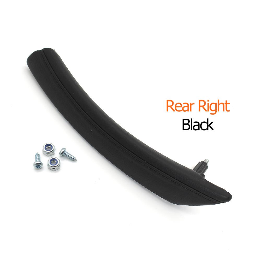 LHD Car Interior Armrest Door Handle Window Panel Pull Handle Cover Trim Replacement For BMW 5 Series E60 E61 2006-2010