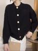 2025 Koreanischer Stil Rundhals Einfach geknöpfter Strick-Cardigan - Frühling bis Winter zu tragen