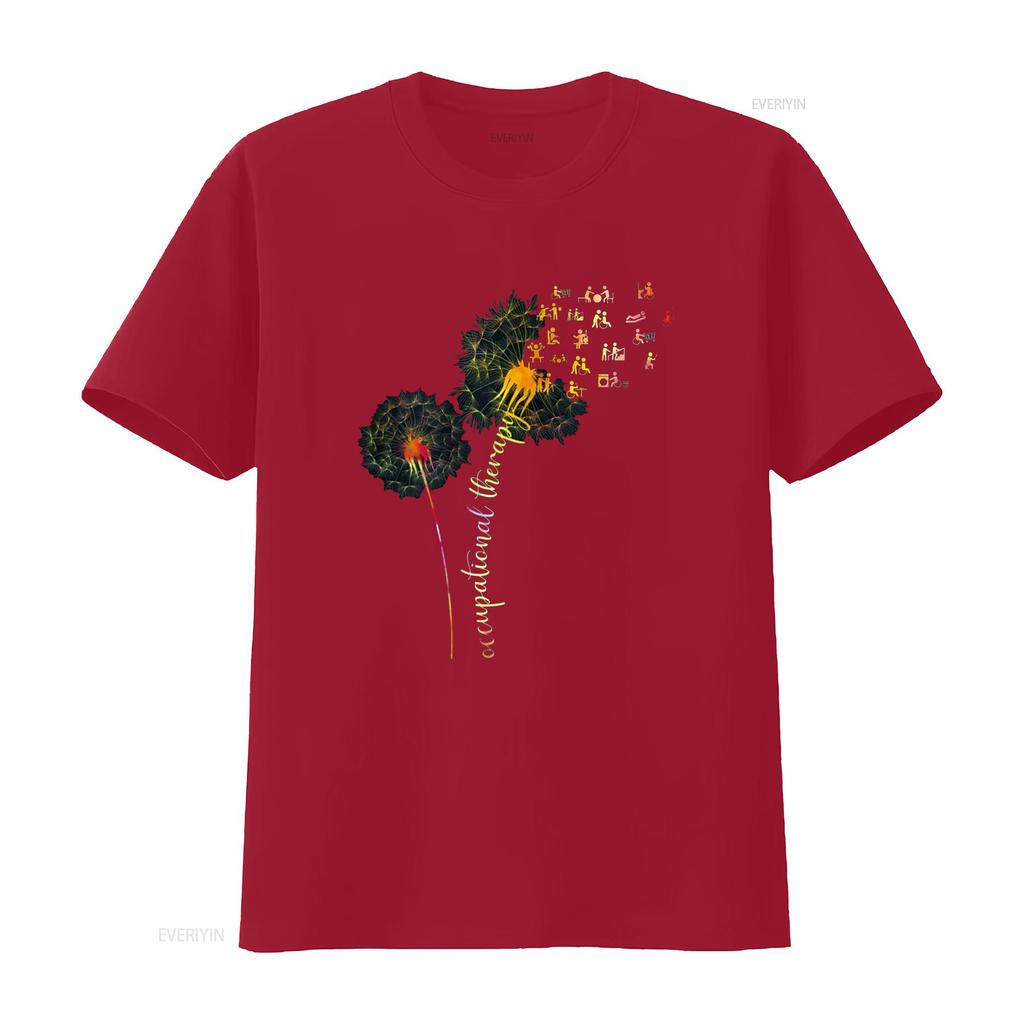 Flower Occupational Therapy Costume OT Therapist T Shirt Vintage Washed Versatile Casual Soft Stylish Unisex Designer Clothes
