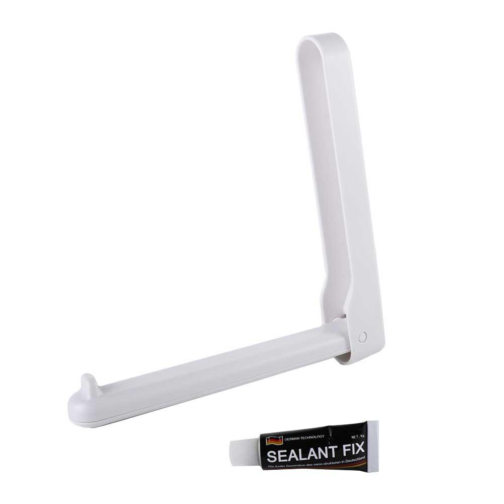 Punch Free Foldable Clothes Hanger Wall Mounted Hanger Organizer Hanger Storage Shelf  Household