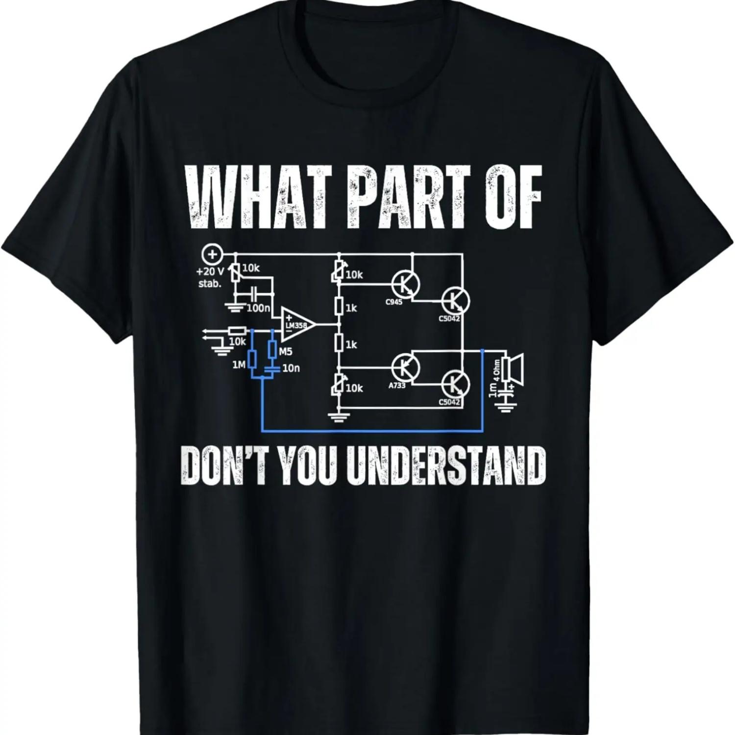 Какую часть электроники ты не понимаешь, инженерная футболка S