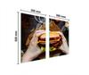 SZKLANA PŁYTA OCHRONNA DO KUCHNI 65x52 HAMBURGER