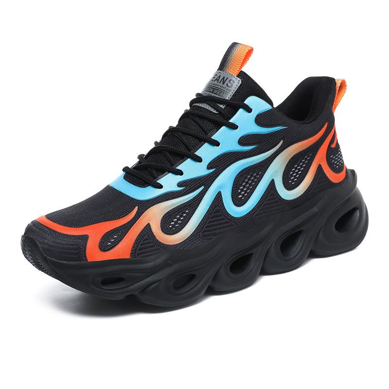 2025 Autumn New European Station Ins Trendy Shoes Blade Large Size 46 Men's Shoes Casual Platform Sports Shoes