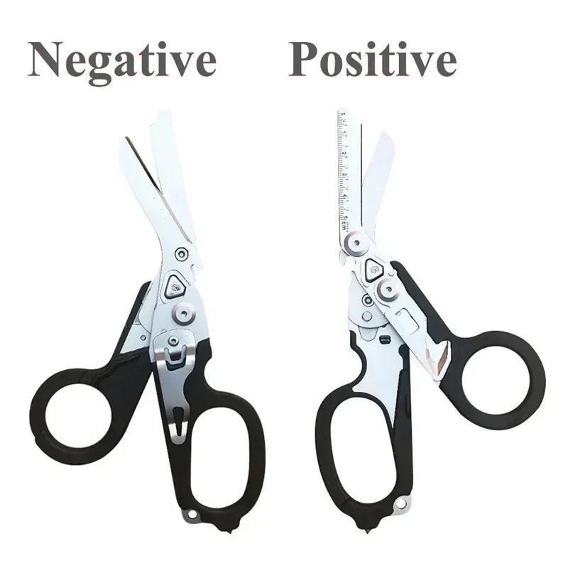 

Multifunctional Belt Cutting Scissors Raptor First Aid Expert Tactical Folding Scissors Outdoor Survival Tools Combo Scissors