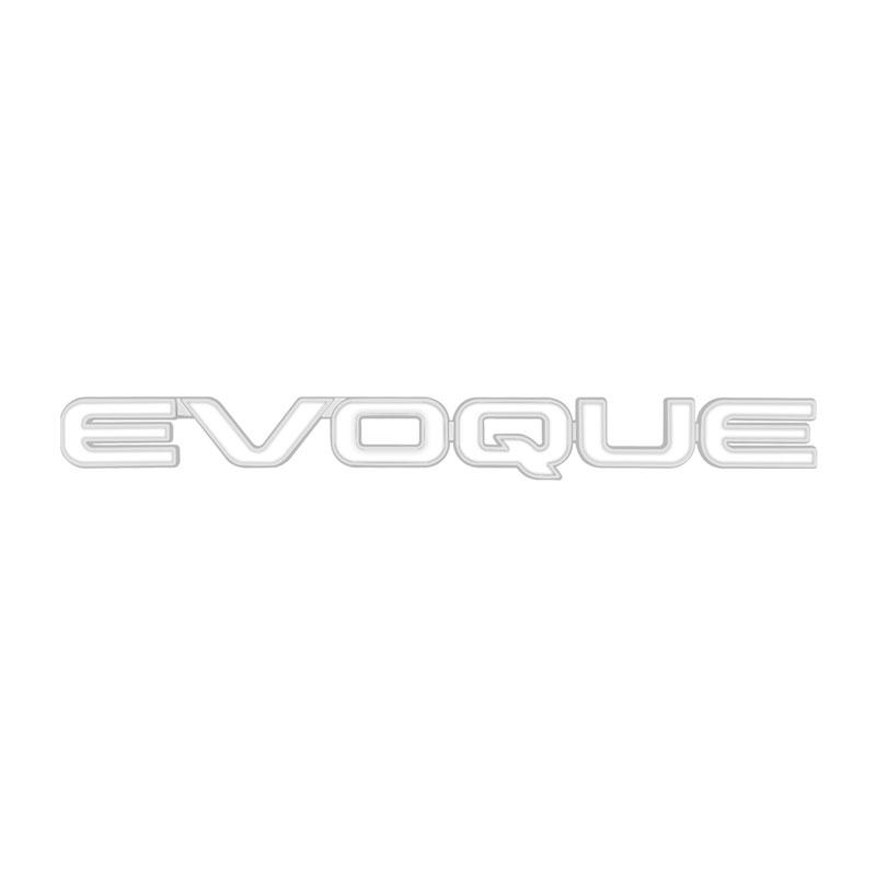 1pc 3D Chrome Metal EVOQUE Letter Logo Car Rear Tail Trunk Decals Emblem Badge Sticker Car Styling Auto Accessories