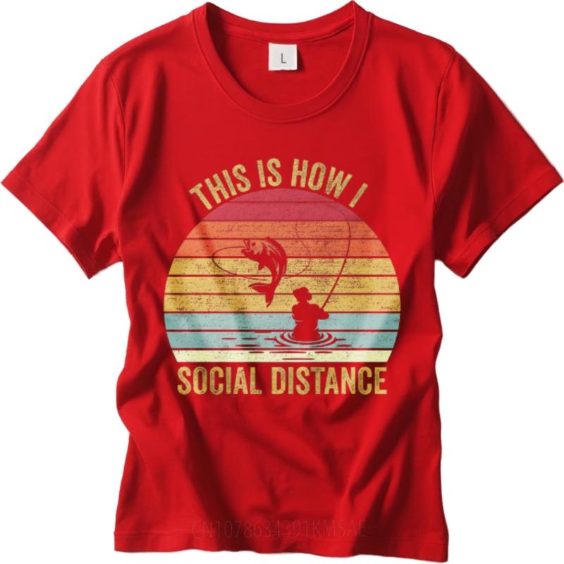 Mens Top Adult For Man Short Sleeve T Shirt Casual This Is How I Social Distance Hiphop Teenagers Tee Shirt Quick Dry Shirt