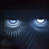 Led Solar Fence Lights Outdoor Waterproof Wall Lights Corrugated Lights For Fence Terrace Garden Path Decorative Lights