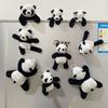9 szt. Pluszowa Panda Magnetyczna Zabawka Dekoracja Magnes na Lodówkę do Domowego Wystroju Piękna