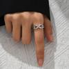 Cross border new creative diamond studded European and American simple and fashionable women's engagement ring