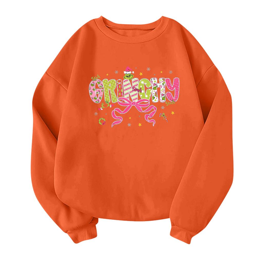 Children's Fashionable Lightweight Long-sleeved Round Neck Pullover With Pockets Printed Pullover