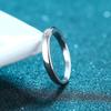 Minimalist Engagement Ring VVS Diamond Moissanite Ring With Certificate 925 Sterling Silver Ring Wedding Jewelry