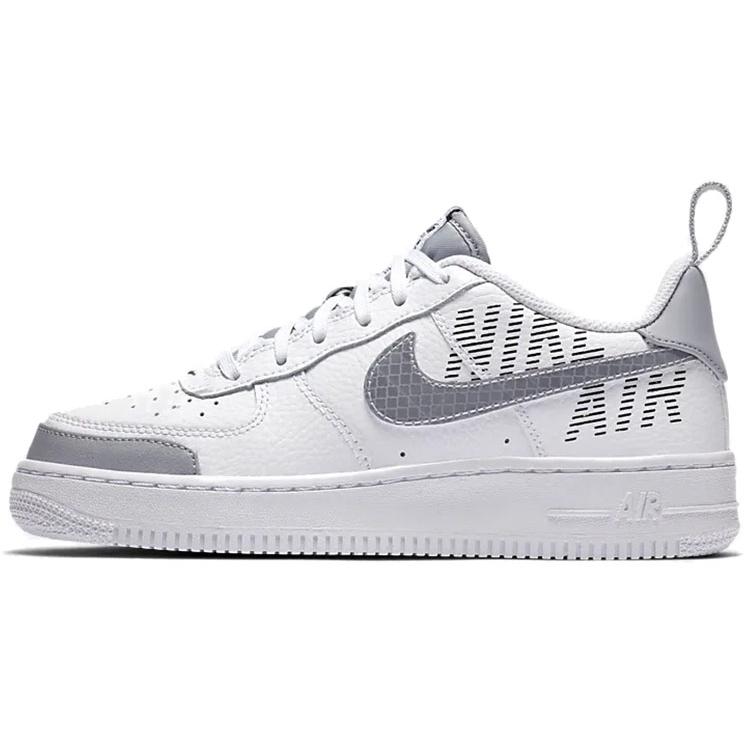 

New Nike Air Force 1 Low LV8 White Wolf Grey GS BQ5484-100 35.5