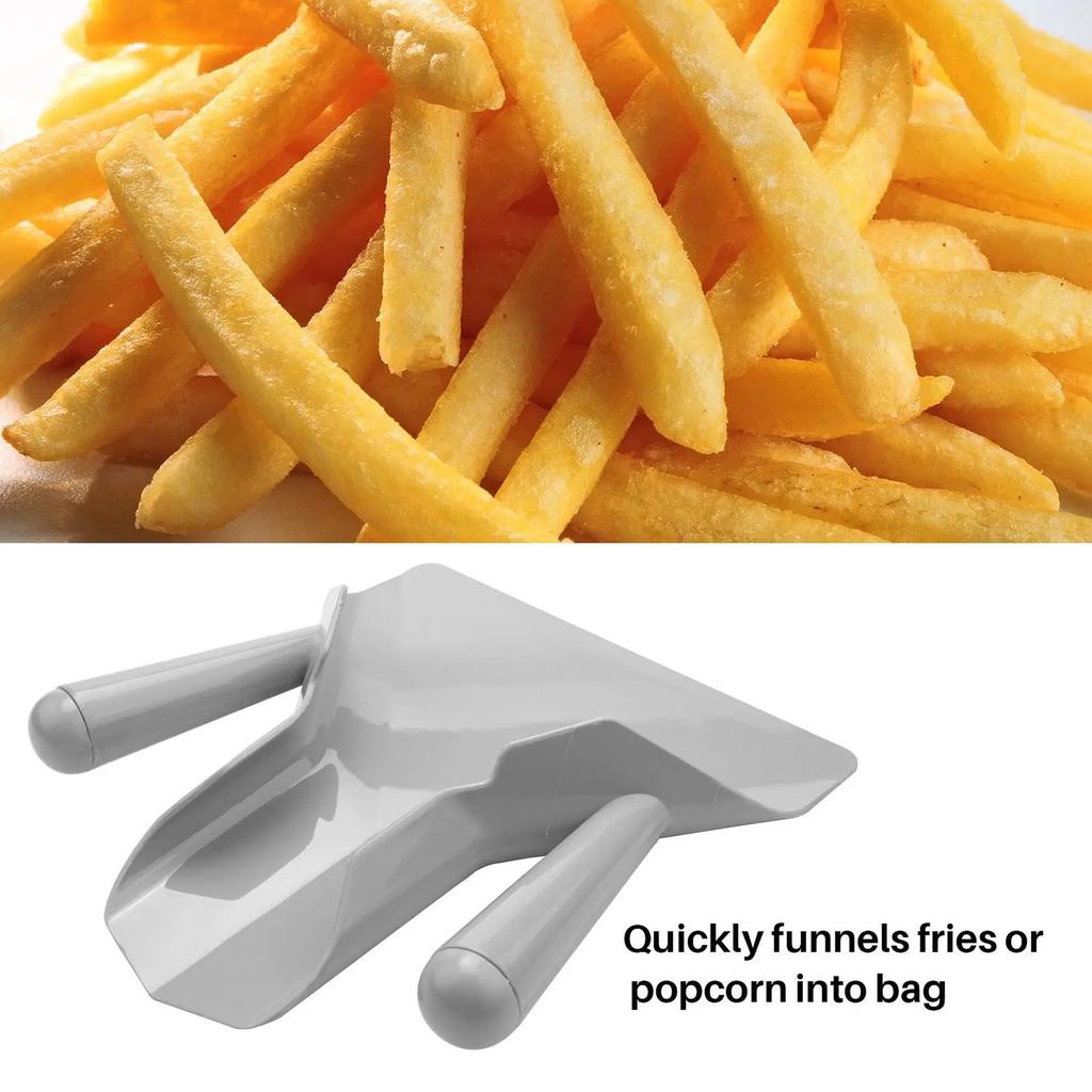 Double Handle Freeze Dryer Spoon Quick Fill Tool Plastic Texture Suitable for Snacks Fries Skittles Dishwasher Safe