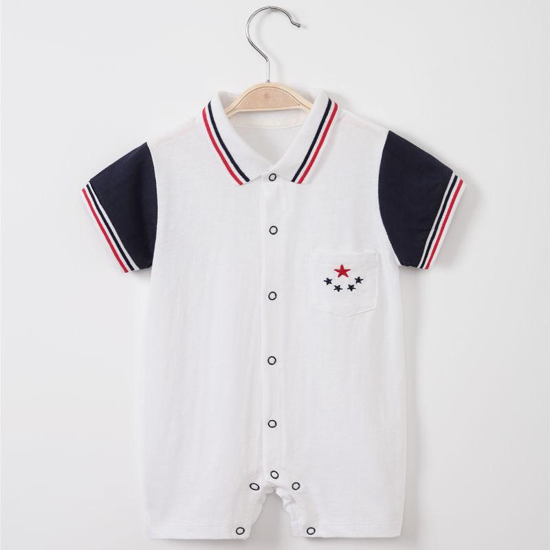 Luna llena Cien días Ropa de bebé Niño Vestido de un año Bebé Vestido de  verano Delgado Manga corta Puro algodón Caballero de una sola pieza comprar  a buen precio — entrega