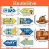 Father Day Themed Paper Wooden Stakes Directional Signs Party Scenes Props Decor