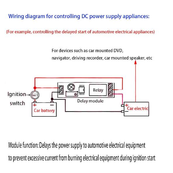HiLetgo NE555 DC 12V Delay Timer Switch Adjustable Module 0 To 10 Second
