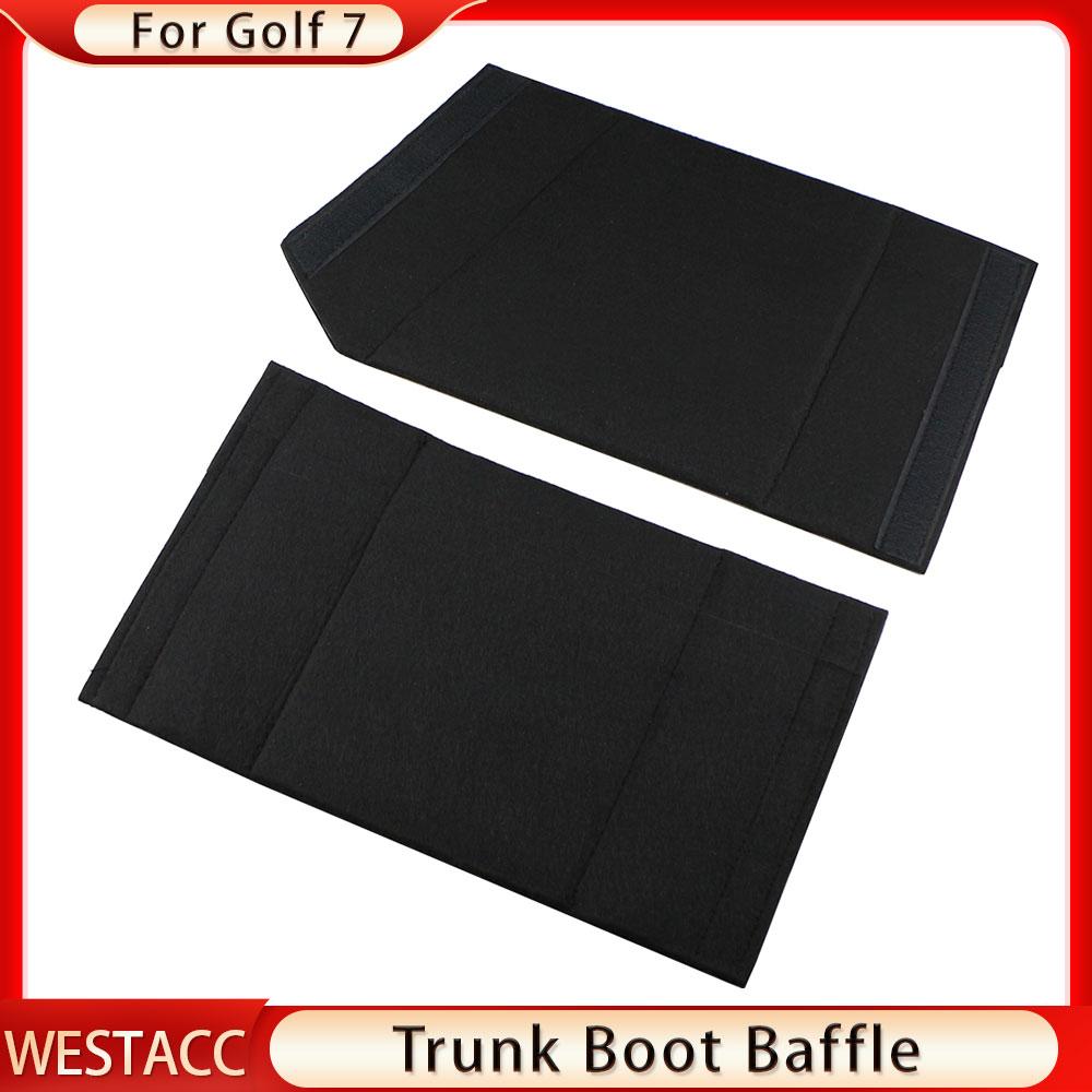 Car Trunk Boot Baffle For Volkswagen VW Golf 7.5 MK7.5 2017 - Trunk PartitionTail Box Storage Baffle